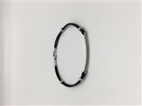 Bracciale Soma Gioielli Bracciale in oro sagola e brillante in Oro Diamante 0.15 Ct GPL B611 WHITE BR/BR - GPL B611 WHITE BR/BR